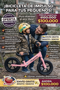 Bicicleta de Impulso para Niños