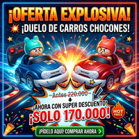 ¡La Batalla Definitiva sobre Ruedas! Set de Carros Chocones con Expulsión de Piloto